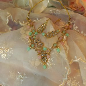 Mint green and pink set