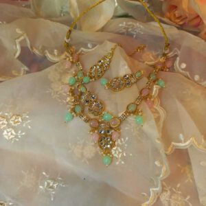 Mint green and pink set