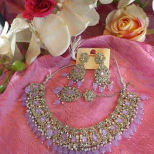 Crystal polki set