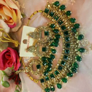 Green crystal set