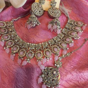 Crystal polki set