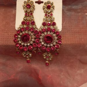 Cerise designer earrings