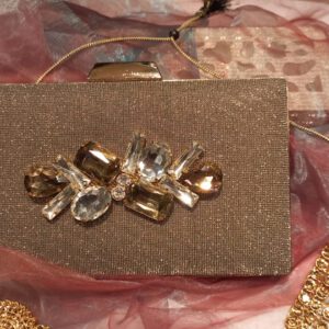 Clutch crystal bag