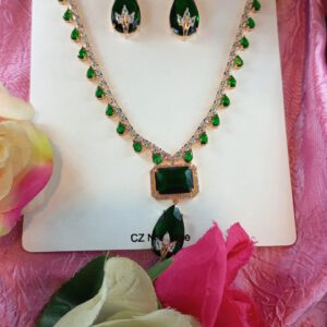 Crystal cubic zirconia set