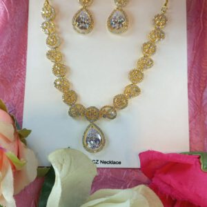 Crystal cubic zirconia set