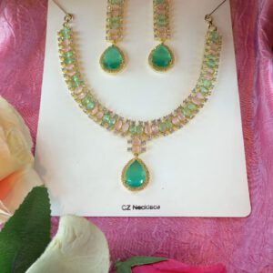 Crystal cubic zirconia set