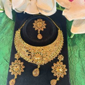 Crystal gold set