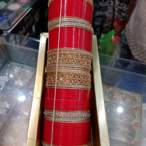 Red and Gold Eastern Bridal bangles