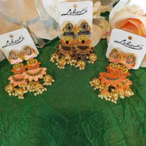 Enamel earrings gymka