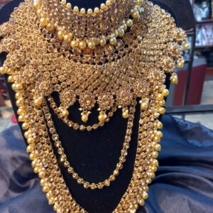 Joda akbar bridal jewellery with full attachments