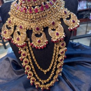 Joda akbar bridal jewellery with full attachments