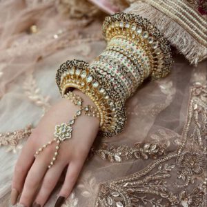 Kundan bangles -per hand