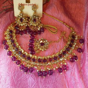 Kundan crystal set