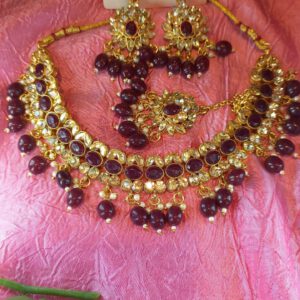 Kundan crystal set