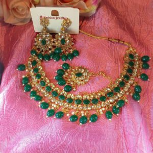 Kundan crystal set