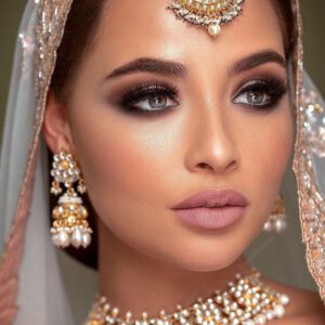 Kundan pear choker set