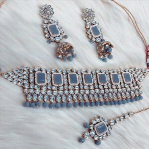 Kundan polki choker set