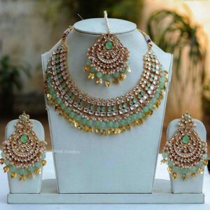 Kundan polki choker set