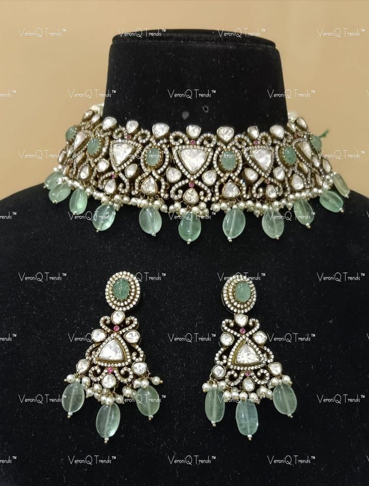 Kundan-polki-choker-set-R4999.jpeg Kundan polki choker set