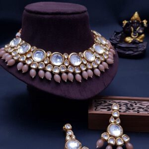Kundan set Mina work