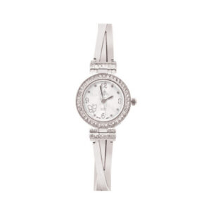 Ladies Silver Plated Dress Watch