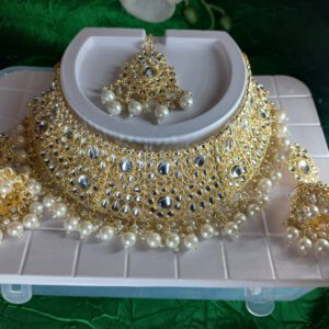 Light gold polki set