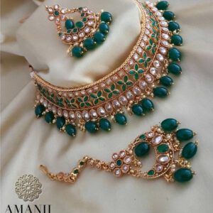 Polki dezi choker set