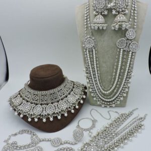 Silver bridal jewellery