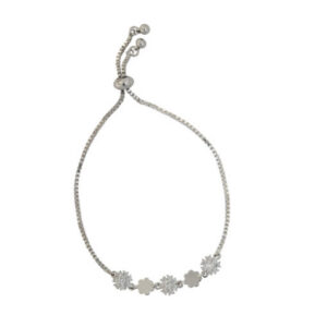 SILVER PLATED ADJUSTABLE BRACELET