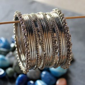 Silver bangles