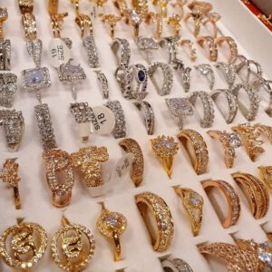 Touch of gold rings
