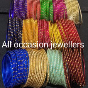 Velvet threaded bangles