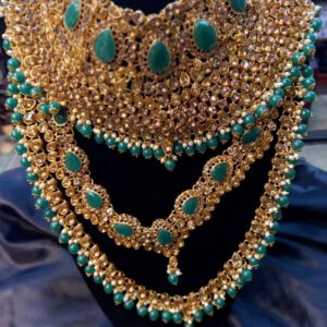 Joda akbar bridal jewellery with full attachments