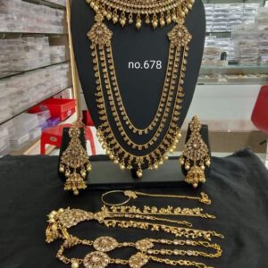 Full Set - Kundan bridal jewellery set