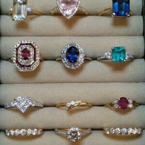Plated ladies rings