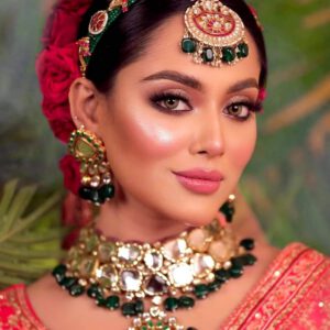 Kundan mirror set