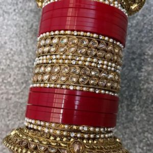 Kundan bridal bangles