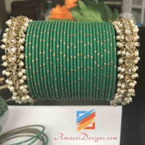 Velvet bangles set