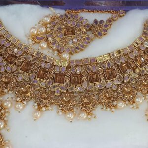 Kundan polki set