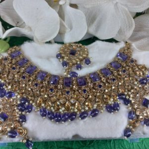 Kundan polki set