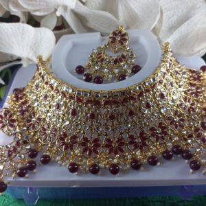 Kundan crystal set