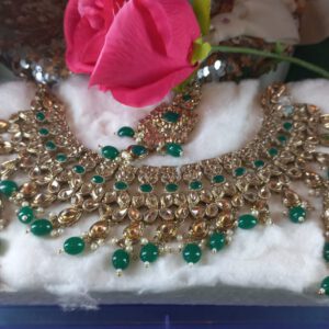 Kundan polki set