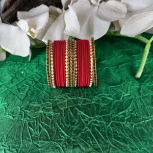 Velvet bangles set