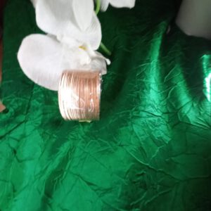 1 pack of rose gold bangles